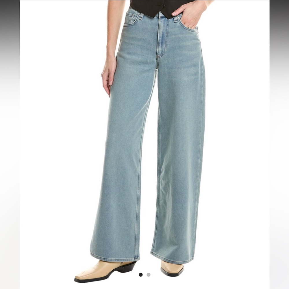 Rag & Bone Serena High Rise - NWT Light Blue Wide-Leg Jeans